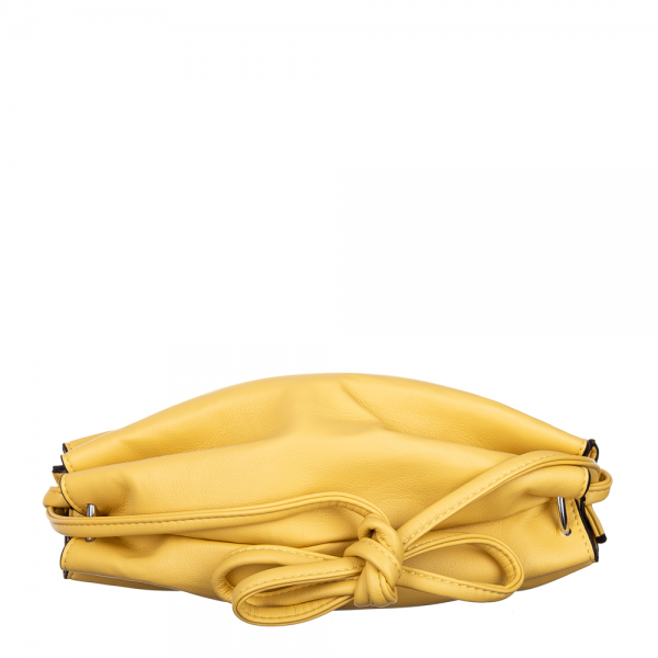 Γυναικεία τσάντα Abela κίτρινη - Kalapod.gr